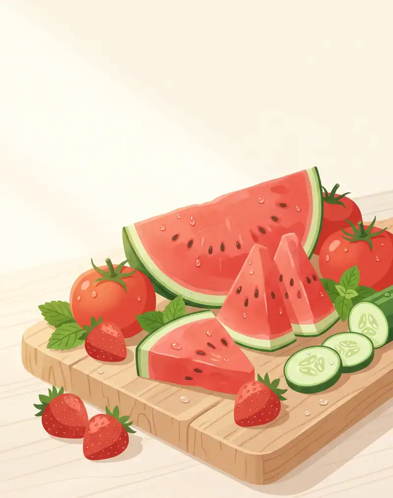 Summer (Fire): Light, Cool, and Hydrating