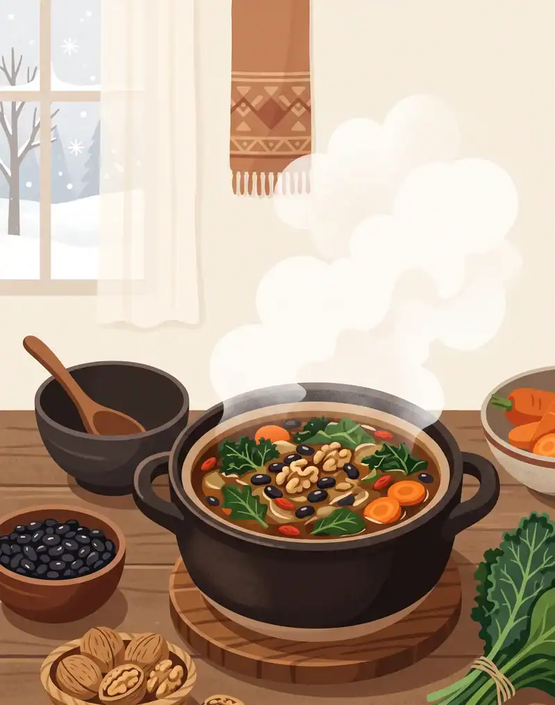 Winter (Water): Warm, Dark, and Nourishing